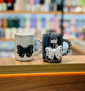 ماگ درب دار پاپیون